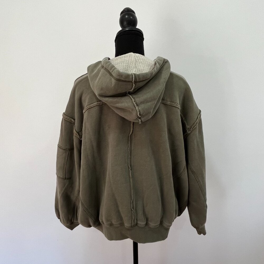 We The Free By Your Side Lined Hoodie, New, Green, XS - Picture 9 of 10